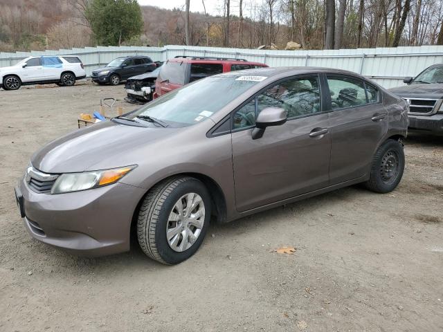 HONDA CIVIC LX 2012 with VIN 2HGFB2F5XCH598697 - Photo from auction