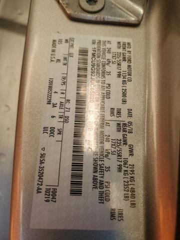 Photo 14 from auction – 2018 FORD ESCAPE SE with VIN 1FMCU9G92JUC65020