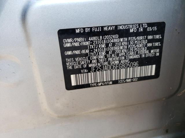Photo 14 from auction – 2015 SUBARU FORESTER 2 with VIN JF2SJADC6FG805096