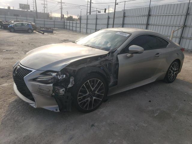 LEXUS RC 200T 2017 with VIN JTHHA5BC7H5007299 - Photo from auction