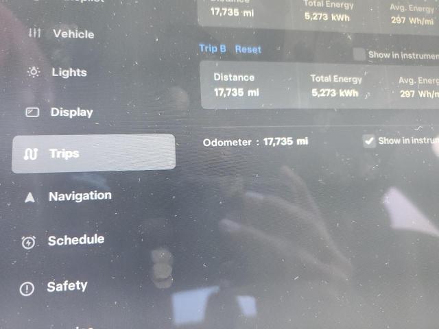 Photo 9 from auction – 2020 TESLA MODEL S with VIN 5YJSA1E2XLF413121