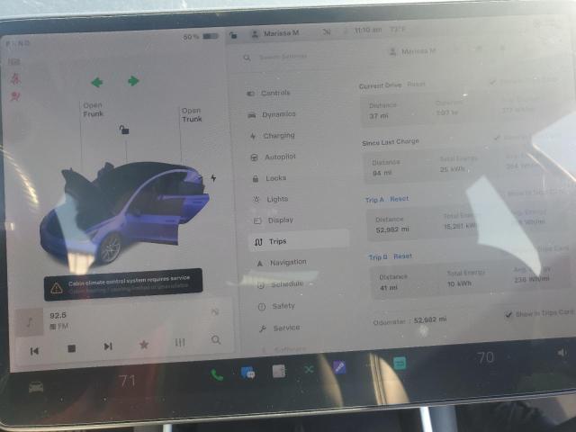 Photo 9 from auction – 2019 TESLA MODEL 3 with VIN 5YJ3E1EB9KF432492