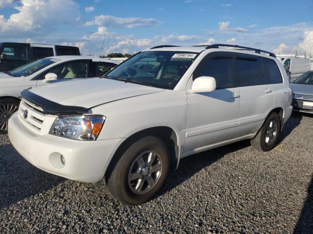 TOYOTA HIGHLANDER 2007 with VIN JTEGD21A270165477 - Photo from auction