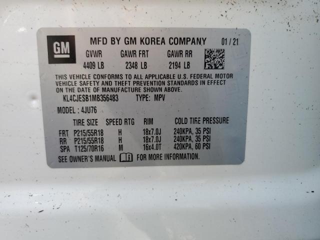 Photo 14 from auction – 2021 BUICK ENCORE PRE with VIN KL4CJESB1MB356483