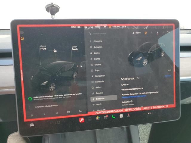 Photo 9 from auction – 2024 TESLA MODEL Y with VIN 7SAYGDED6RF044376