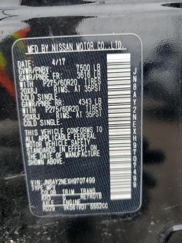 Photo 14 from auction – 2017 NISSAN ARMADA PLA with VIN JN8AY2NEXH9707499