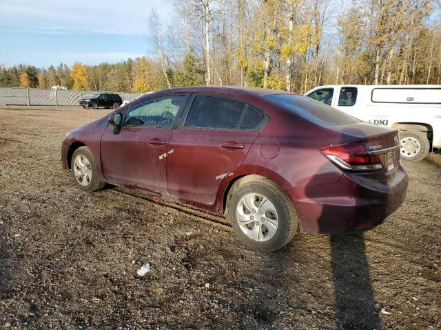 Photo 2 from auction – 2013 HONDA CIVIC LX with VIN 2HGFB2F48DH002253