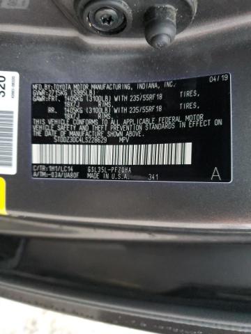 Photo 14 from auction – 2020 TOYOTA SIENNA XLE with VIN 5TDDZ3DC4LS228629