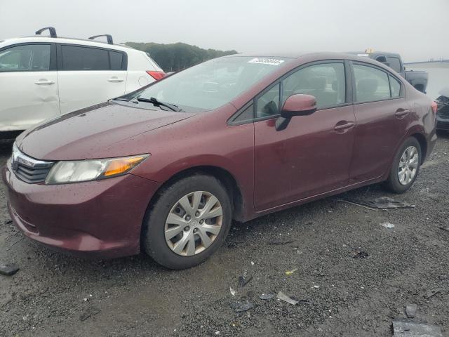 HONDA CIVIC LX 2012 with VIN 2HGFB2E56CH538367 - Photo from auction