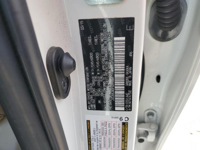 Photo 14 from auction – 2015 TOYOTA 4RUNNER SR with VIN JTEZU5JR0F5099884