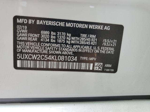 Photo 14 from auction – 2019 BMW X7 XDRIVE4 with VIN 5UXCW2C54KL081034