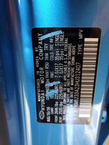 Photo 14 from auction – 2017 HYUNDAI TUCSON LIM with VIN KM8J33A23HU312407