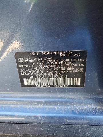 Photo 14 from auction – 2020 SUBARU CROSSTREK with VIN JF2GTANC5L8249481