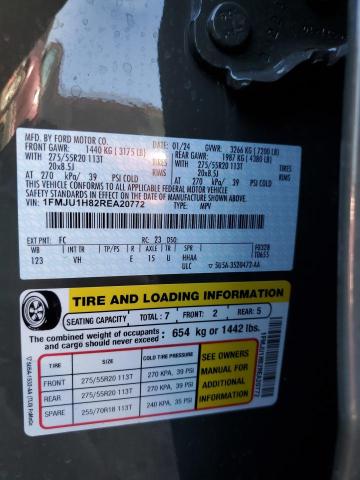 Photo 14 from auction – 2024 FORD EXPEDITION with VIN 1FMJU1H82REA20772