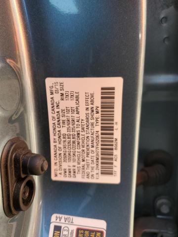 Photo 14 from auction – 2015 HONDA CR-V EXL with VIN 2HKRM3H77FH520674