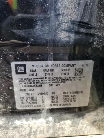 Photo 14 from auction – 2019 BUICK ENCORE PRE with VIN KL4CJASB6KB703098