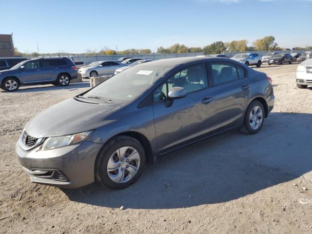 HONDA CIVIC LX 2013 with VIN 19XFB2F56DE249967 - Photo from auction