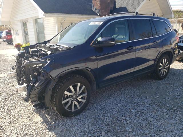 HONDA PILOT EX 2021 with VIN 5FNYF6H39MB016112 - Photo from auction