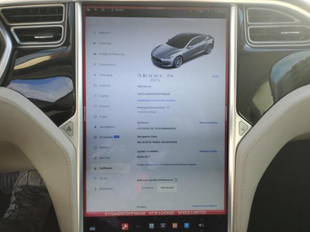 Photo 9 from auction – 2013 TESLA MODEL S with VIN 5YJSA1DN7DFP18038
