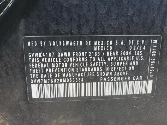 Photo 14 from auction – 2024 VOLKSWAGEN JETTA SE with VIN 3VW7M7BU2RM053334