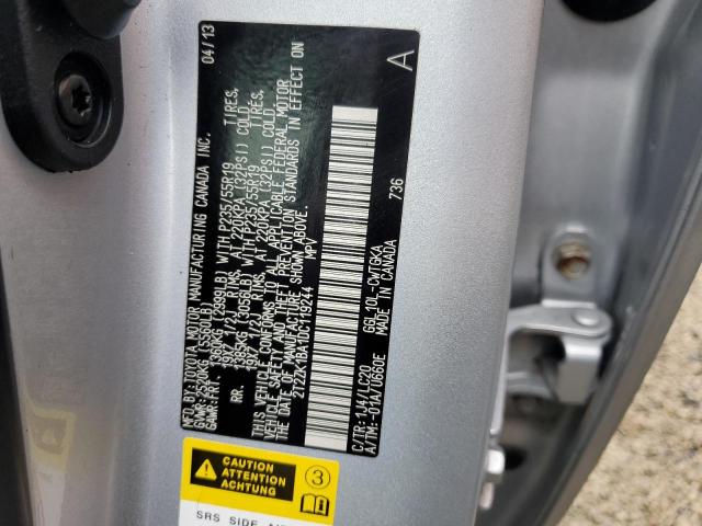 Photo 14 from auction – 2013 LEXUS RX 350 with VIN 2T2ZK1BA1DC119244