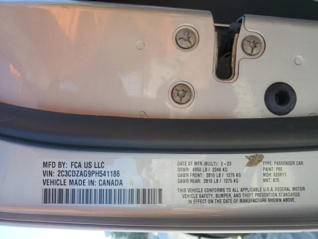 Photo 14 from auction – 2023 DODGE CHALLENGER with VIN 2C3CDZAG9PH541186