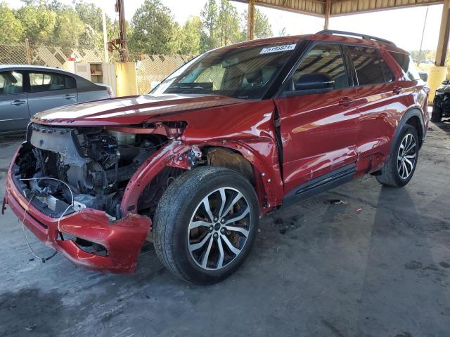 FORD EXPLORER S 2022 with VIN 1FMSK7KHXNGA29014 - Photo from auction