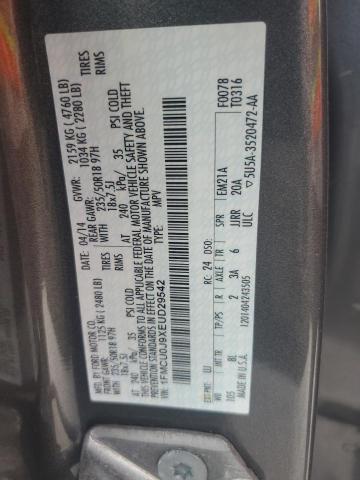 Photo 14 from auction – 2014 FORD ESCAPE TIT with VIN 1FMCU0J9XEUD29542