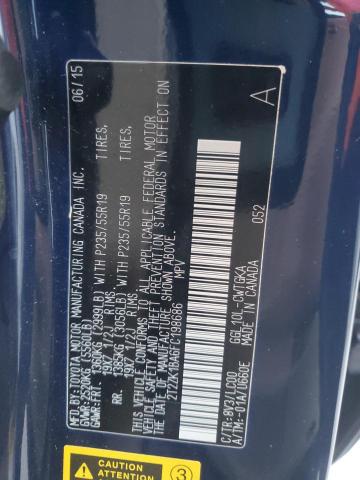 Фото 14 с аукциона – 2015 LEXUS RX 350 с VIN 2T2ZK1BA6FC198686