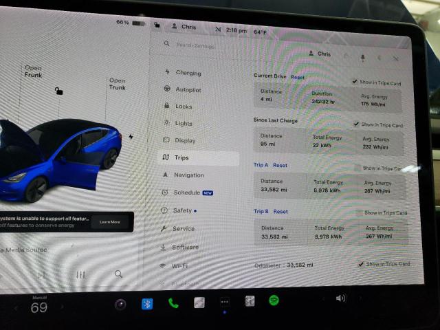 Photo 9 from auction – 2021 TESLA MODEL 3 with VIN 5YJ3E1EB9MF927990
