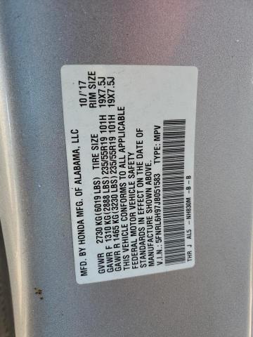 Photo 14 from auction – 2018 HONDA ODYSSEY EL with VIN 5FNRL6H97JB051583