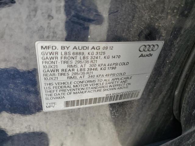 Photo 14 from auction – 2013 AUDI Q7 PRESTIG with VIN WA1DGAFE2DD005621
