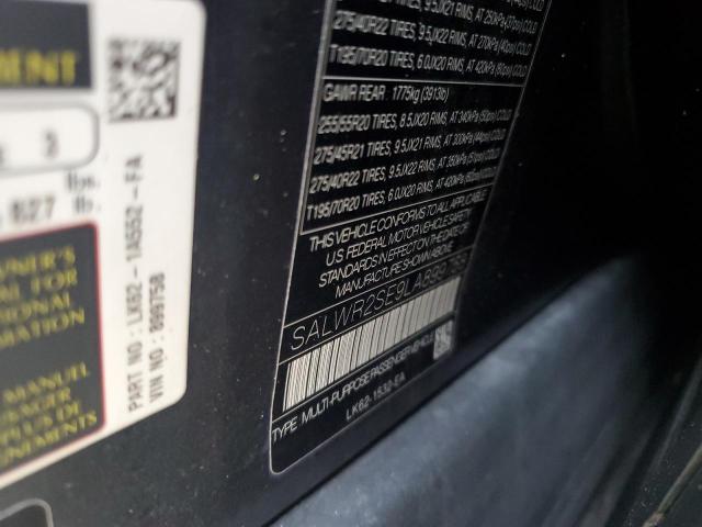 Photo 14 from auction – 2020 LAND ROVER RANGE ROVE with VIN SALWR2SE9LA899758