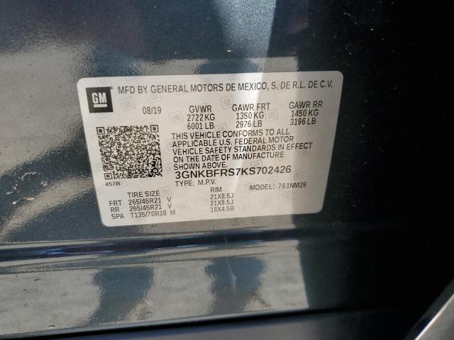 Photo 14 from auction – 2019 CHEVROLET BLAZER PRE with VIN 3GNKBFRS7KS702426