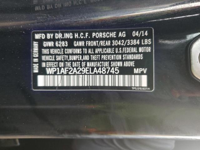 Photo 14 from auction – 2014 PORSCHE CAYENNE with VIN WP1AF2A29ELA48745