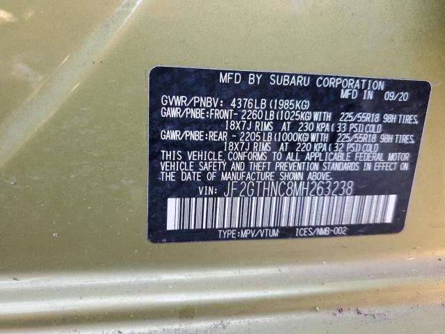 Photo 14 from auction – 2021 SUBARU CROSSTREK with VIN JF2GTHNC8MH263238