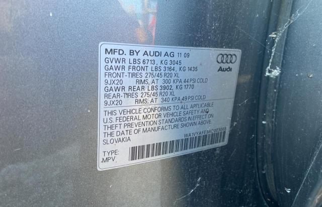 Photo 10 from auction – 2010 AUDI Q7 PRESTIG with VIN WA1VYAFE9AD003068