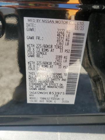 Photo 14 from auction – 2015 NISSAN ROGUE S with VIN 5N1AT2MV1FC853975