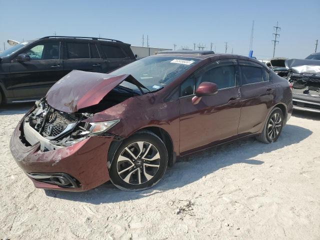 Photo 1 from auction – 2013 HONDA CIVIC EXL with VIN 19XFB2F97DE226037