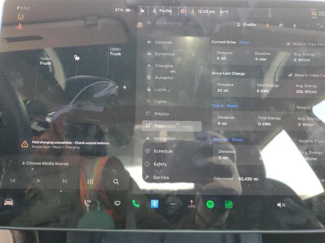 Photo 9 from auction – 2021 TESLA MODEL 3 with VIN 5YJ3E1EB3MF862036