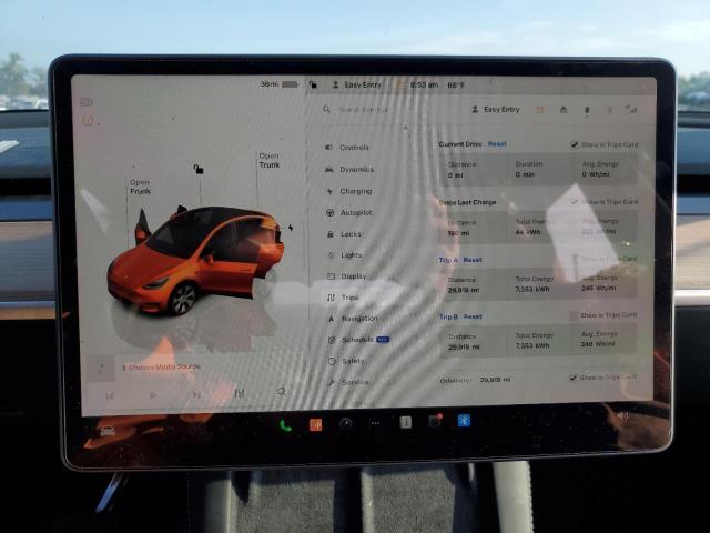 Photo 9 from auction – 2023 TESLA MODEL Y with VIN 7SAYGDEE3PA138413