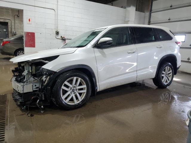 TOYOTA HIGHLANDER 2016 with VIN 5TDBKRFH3GS322854 - Photo from auction
