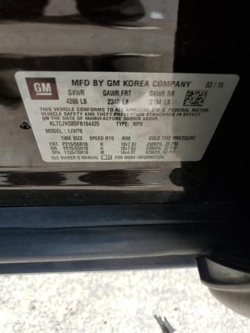 Photo 14 from auction – 2015 CHEVROLET TRAX LTZ with VIN KL7CJNSB5FB164425