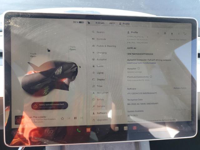 Photo 9 from auction – 2023 TESLA MODEL Y with VIN 7SAYGDEEXPF868208