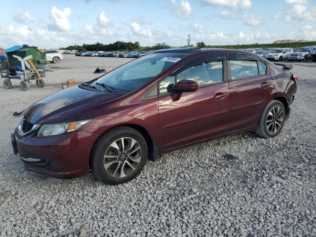 HONDA CIVIC EX 2014 with VIN 19XFB2F81EE017496 - Photo from auction