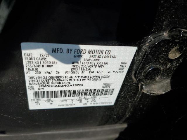 Photo 14 from auction – 2022 FORD EXPLORER P with VIN 1FM5K8AB3NGA28223