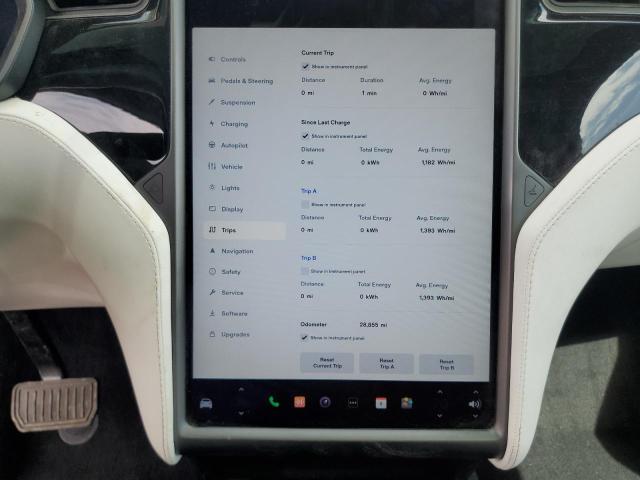 Photo 9 from auction – 2020 TESLA MODEL X with VIN 5YJXCDE27LF232897