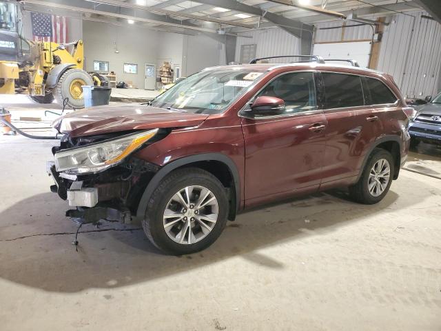 TOYOTA HIGHLANDER 2014 with VIN 5TDJKRFH8ES049077 - Photo from auction
