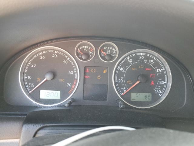 Photo 9 from auction – 2001 VOLKSWAGEN PASSAT GLS with VIN WVWPD63B01P287514