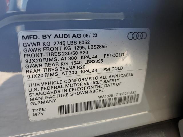 Photo 14 from auction – 2023 AUDI Q4 E-TRON with VIN WA132BFZ1PP073382